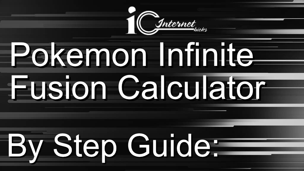 Pokemon Infinite Fusion Calculator